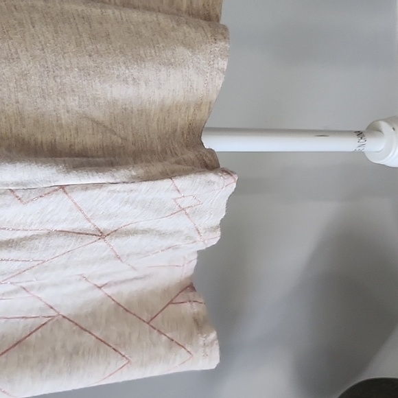 APT. 9 Heather Peach Short Sleeve Tee with Rose Gold Art Deco design - Picture 8 of 12